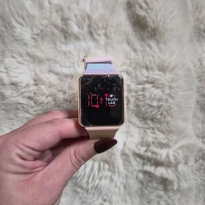 Accutime Digital Watch Touch LED Rainbow Youth Girls Kids Wristwatch Spring Summ